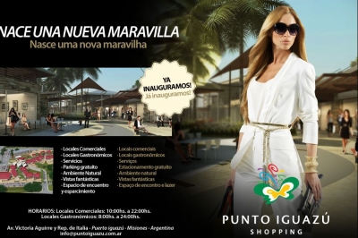 Inauguración shopping Punto Iguazú